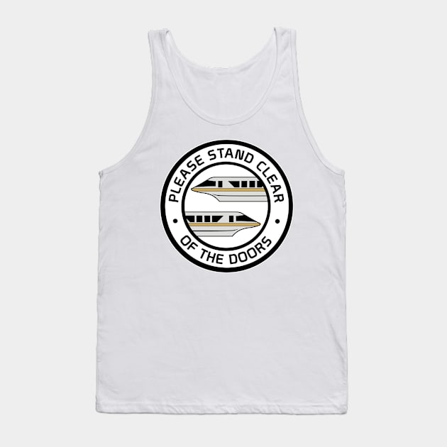 MonorailStandClearGold Tank Top by WdwRetro